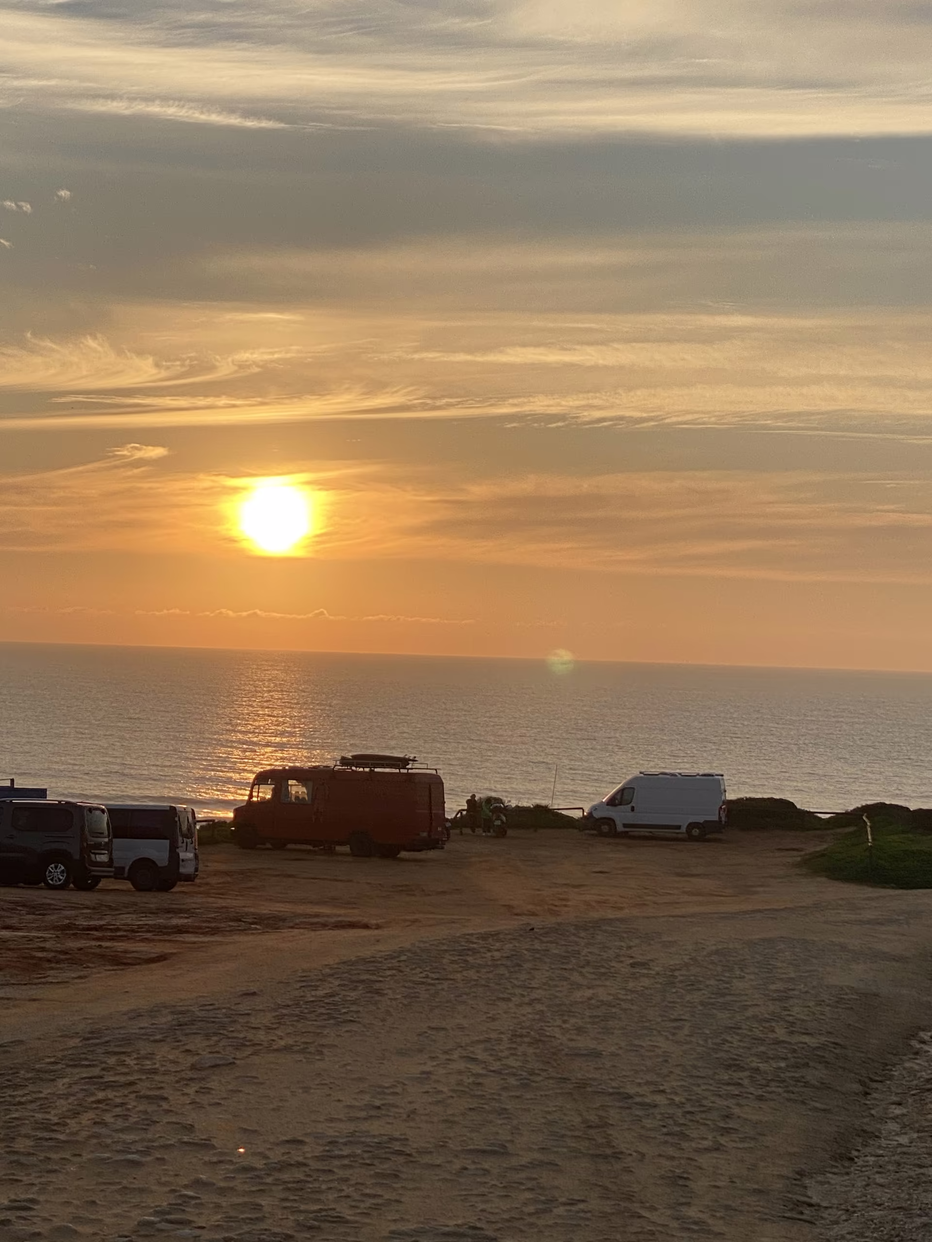 Sonnenuntergang &uuml;ber dem Atlantik